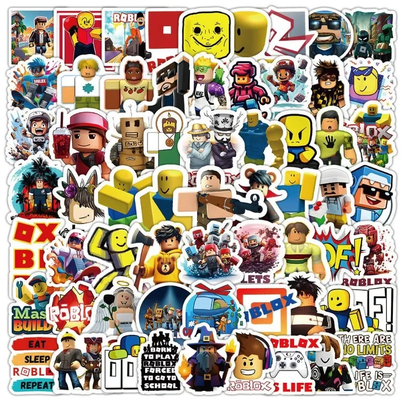 Neue Robloxs-Peripherie-Aufkleber, kreative Cartoon-Spielfiguren, wasserfeste Aufkleber, Party-Geschenke für den täglichen Bedarf – Detail 5