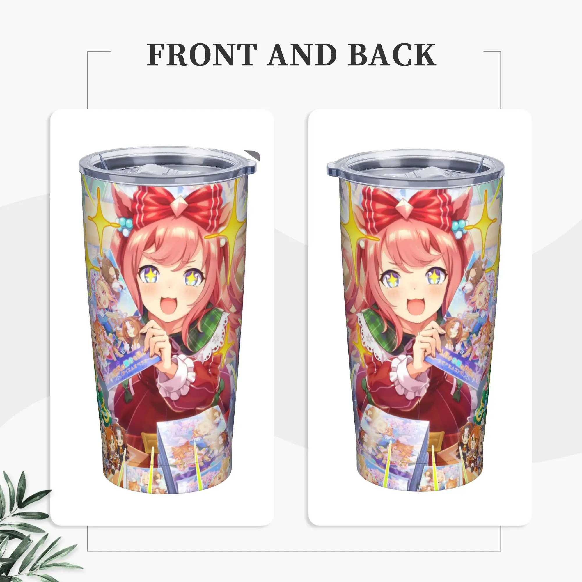 Stainless Steel Tumbler Umamusume Pretty Derby Cartoon Coffee Mug  Portable Cold and Hot Mugs Cup Camping Water Bottle