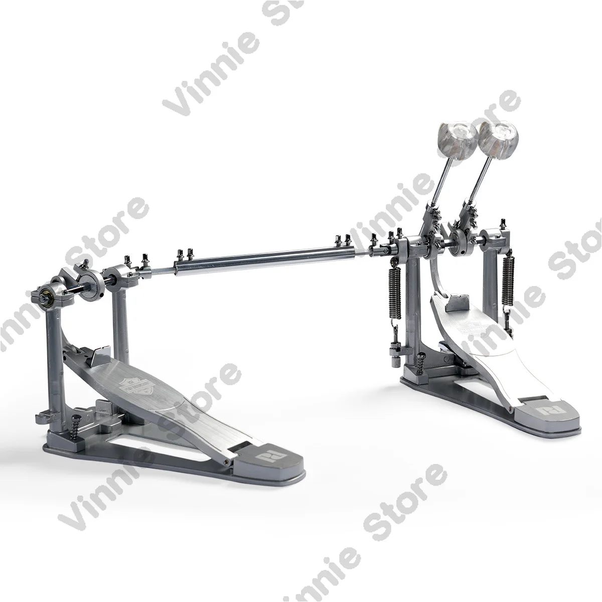 

Высококачественная утолщенная педаль для двойного бас-барабана из цинк-алюминиевого сплава от производителя, аксессуар для музыкальных инструментов