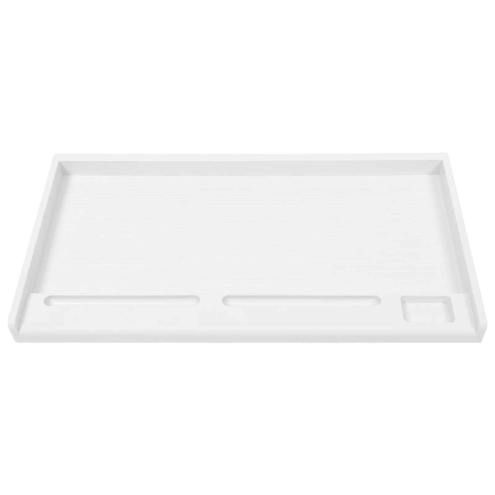 

Keyboard Tray Under Desk Slide Out White Plastic Multi-Use Storage Drawer For Office Home Computer Desk Organizers