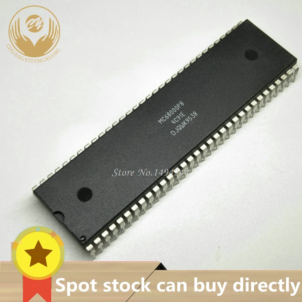 in stock MC68000P12 MC68000P MC68000 DIP64 8-/16-/32-Bit Microprocessors  Manual  MC68000P8 5pcs/lot