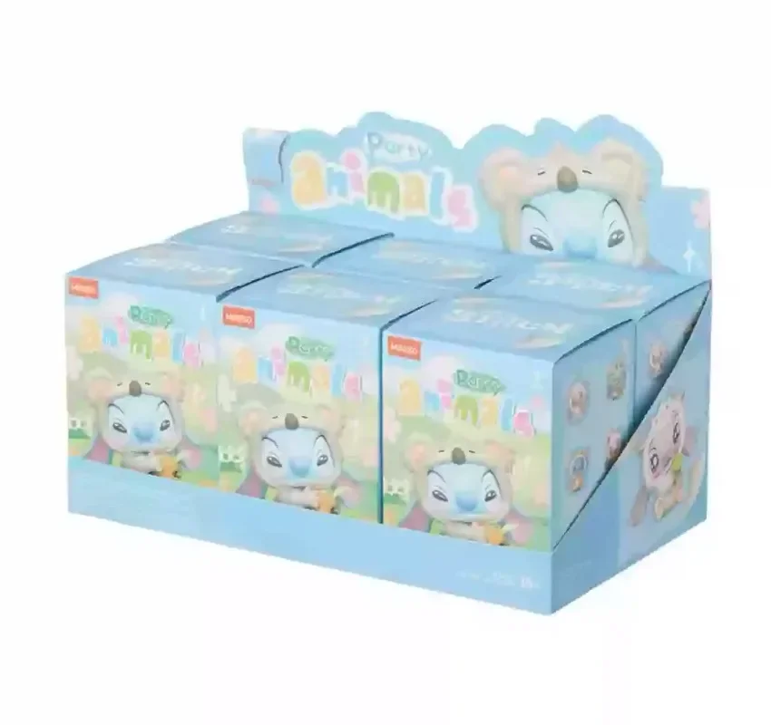 

Stitch Animals Party Series слепая коробка Mystery Box Stitch Фигурка Декор Орнамент Сумка-сюрприз Подарки на день рождения