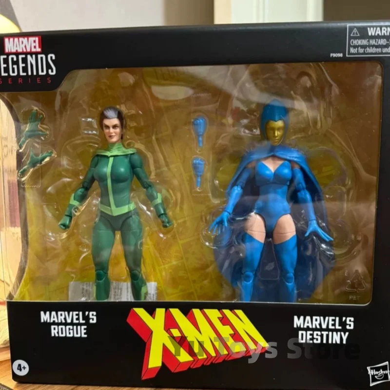 Genuine Comic Version Marvel X-Men: Rogue Vs. Destiny 6 Inch Action Anime Figure Collectible Model Toy Christmas Gifts In Stock