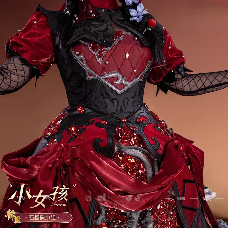 الهوية الخامس فتاة صغيرة ملكة جمال الرمان تأثيري حلي شعر مستعار أليس ديروس فستان أغطية الرأس دبابيس الشعر قفازات الدعائم النساء الفتيات الطرف