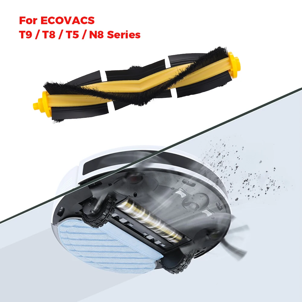 استبدال فرشاة الأسطوانة الرئيسية لـ Ecovacs OZMO 920 950 T5 T8 T9 N7 N8 Pro Yeedi 2 قطع غيار المكنسة الكهربائية الهجينة