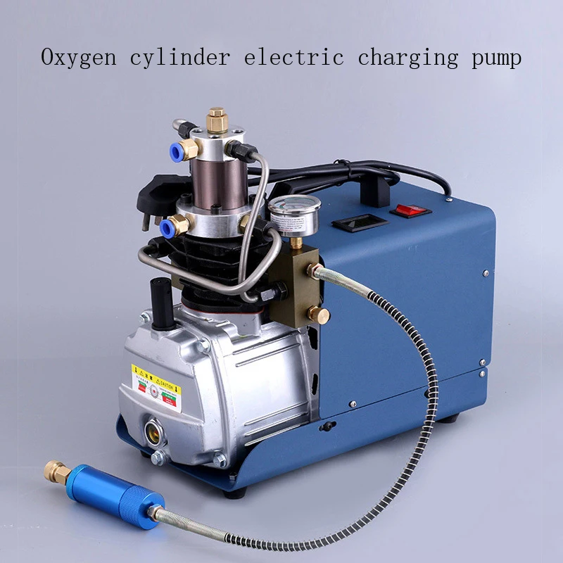 High Pressure Electric Pump for Submersible Oxygen Cylinder 30mpa/4500psi Water-cooled Small Air Pump