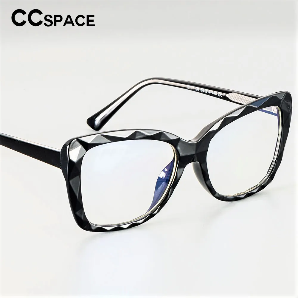 51019 Anti-blue Light Plastic Titanium Glasses Frames Cat Eye Ultralight Mężczyźni Kobiety Optyczne modne okulary komputerowe — zdjęcie 6
