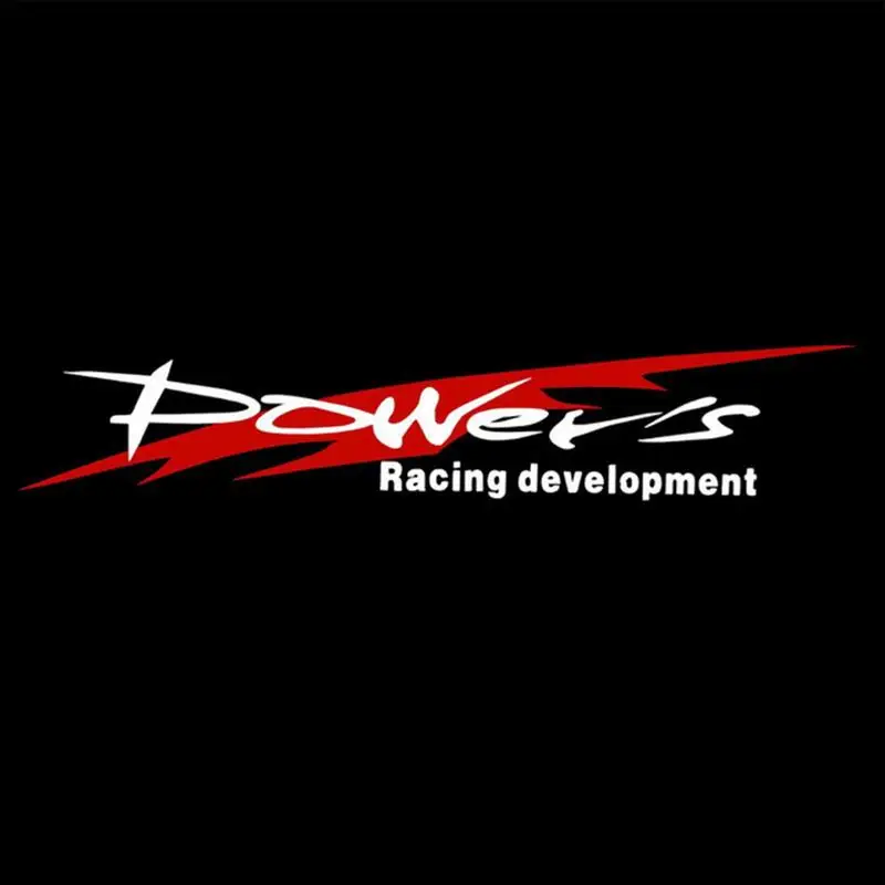 Racing Development Car Sticker Personality Trend Power's Racing Development Sports Sticker Car Reflective Waterproof Decal