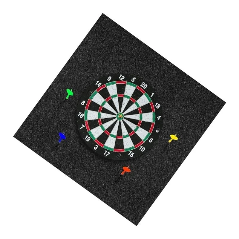 Flight Board Wall Protector Extended Length Dartboard Surround Felt Board