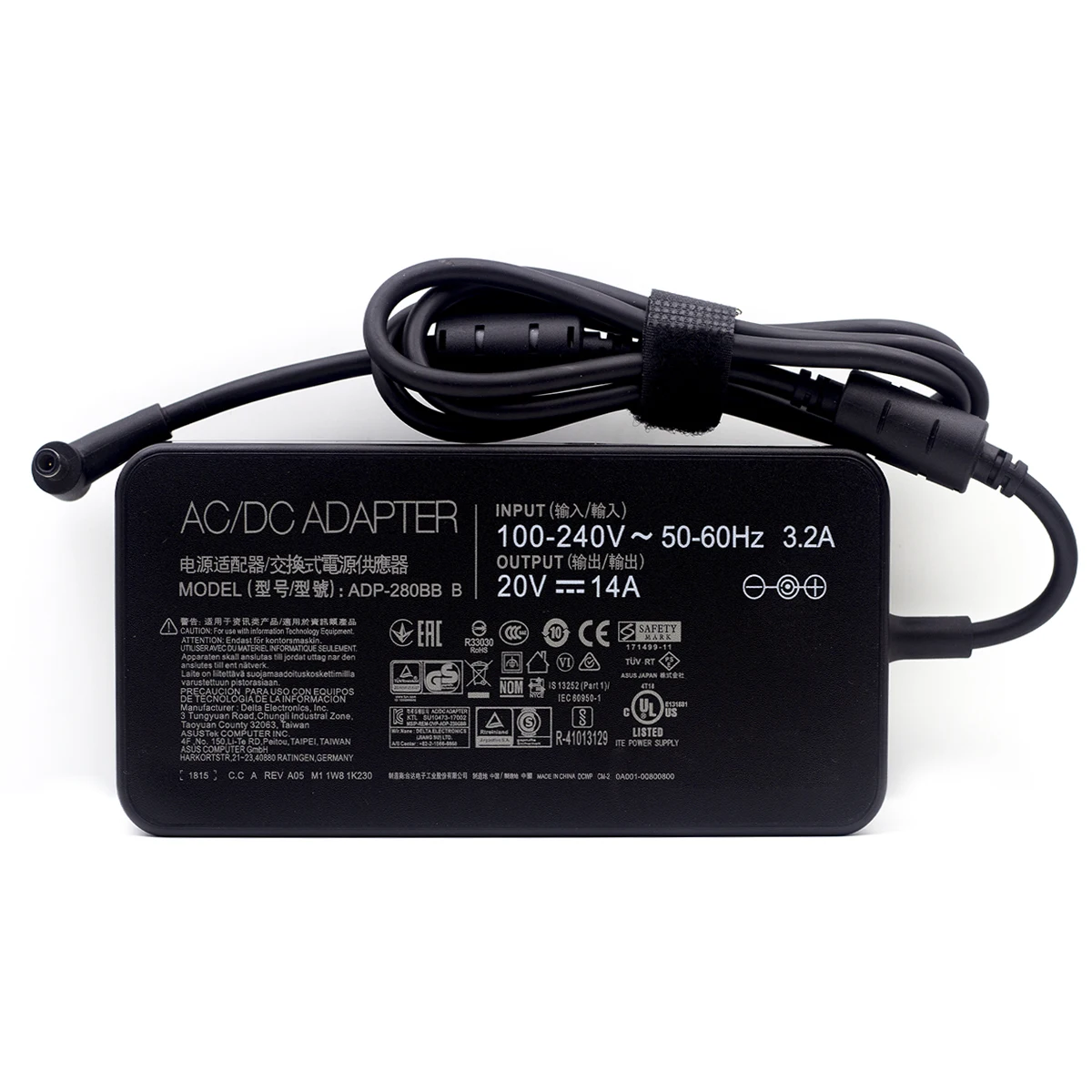 

Hot sale 20V 14A 280W 6.0*3.7mm ADP-280BB B AC Adapter Charger for Asus PG35V G703GI ROG G703GX G703GI-E5174T G732LWS