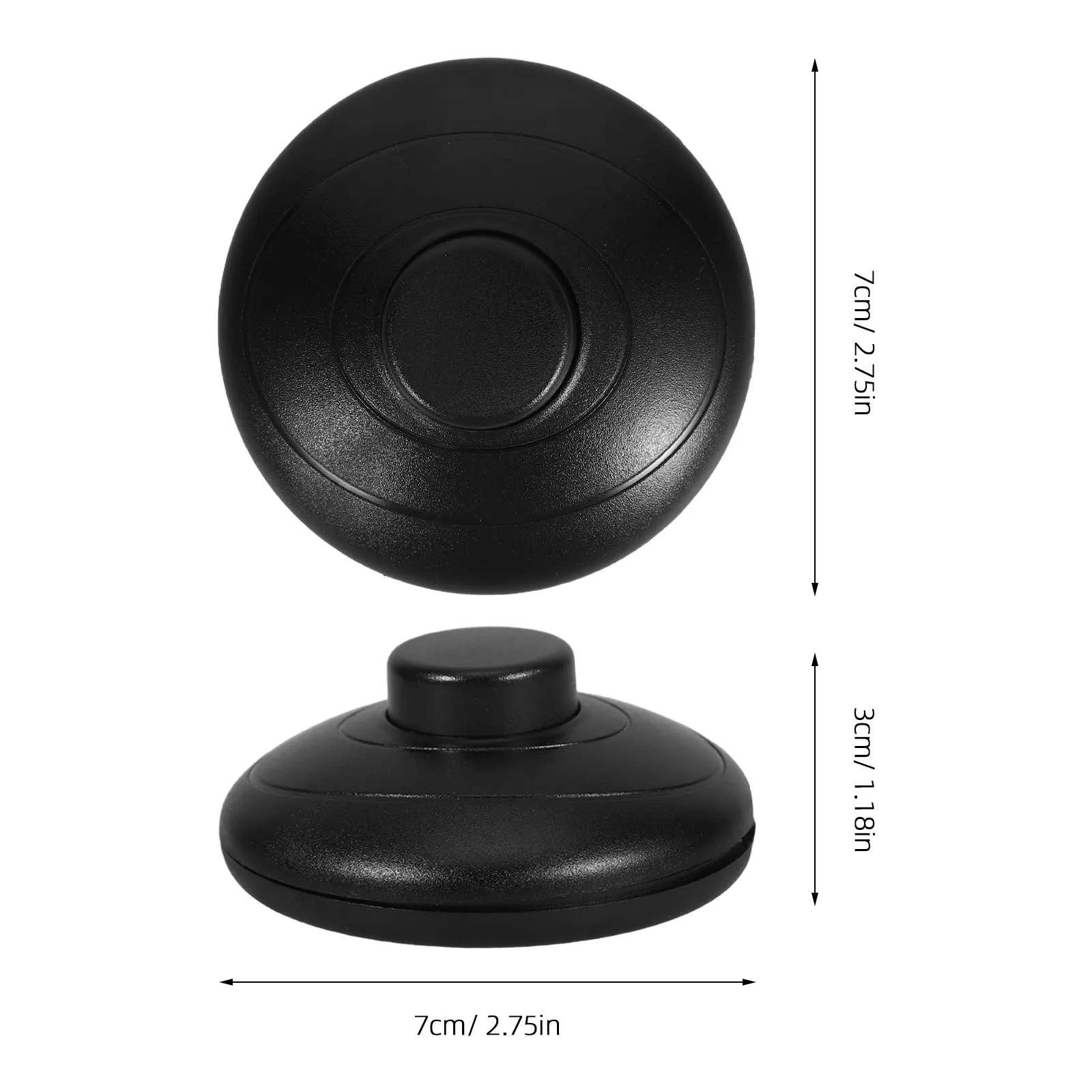 2Pcs Lamp Foot Switch Inline Step-on Push Button Control for LED Lights Hands- Hospital Use Comfortable Tactile