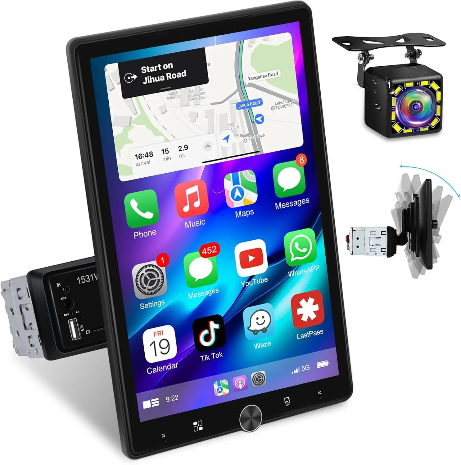 10.4' Rotating Carp…