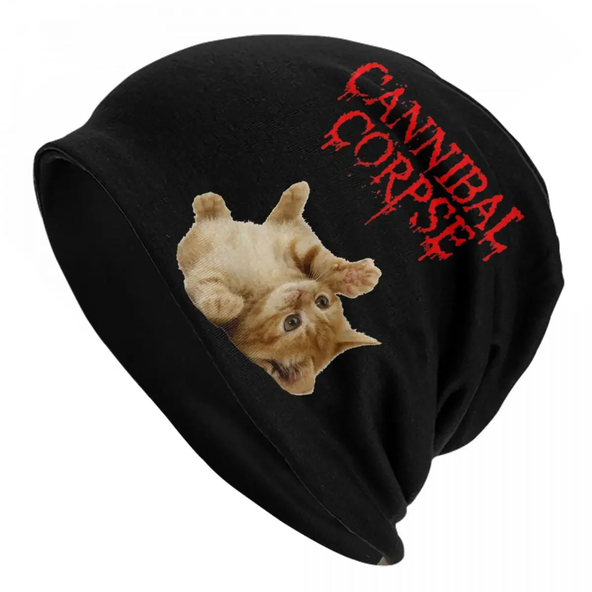 Cannibal Corpse Death Band Beanie Skullies Caps Men Casual Warm Dual-use Bonnet Knitted Hat