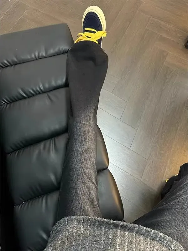 

Cleanfit Black Washed Denim Jeans Men's Spring American High Street Slim Fit Bootcut Pants Casual Straight Tube Trousers