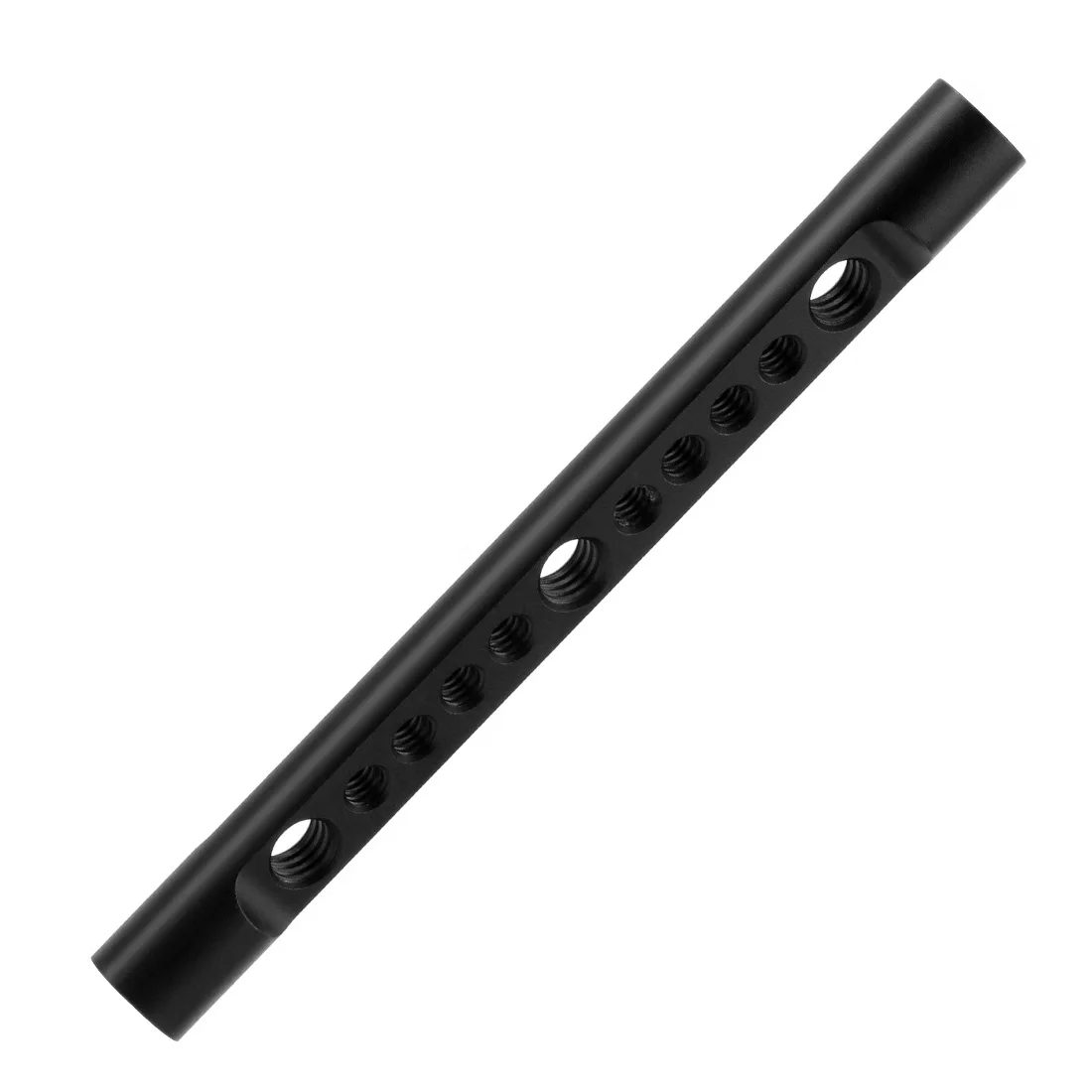 DSLR-Kamera Rig 15 mm Käsestangenhalterung 1/4 Zoll 3/8 Zoll Schraubenlöcher Schulterstangen System Schienenlicht Mikrofonhalter Magic Arm Ständerhalterung – Detail 6