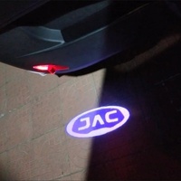 2PCS For JAC S3 S5 A13RS RS M2 T6 A13 A30 IEV4 HeYue YueYue LED Car Door Welcome Lamps Projector Courtesy Light Accessories