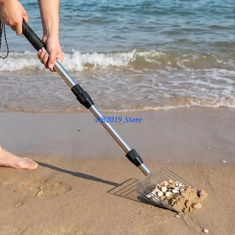 peneira-dente-tubarao-praia-com-sacos-conchas-alca-longa-retratil-ferramenta-pa-areia-peneira-dente