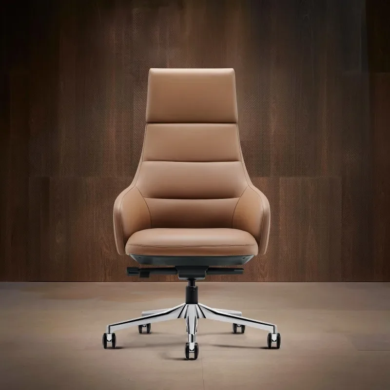 Cadeira de escritório de luxo leve de couro moda confortável conferência ergonômica cadeira de escritório computador giratória silla gamer móveis de escritório