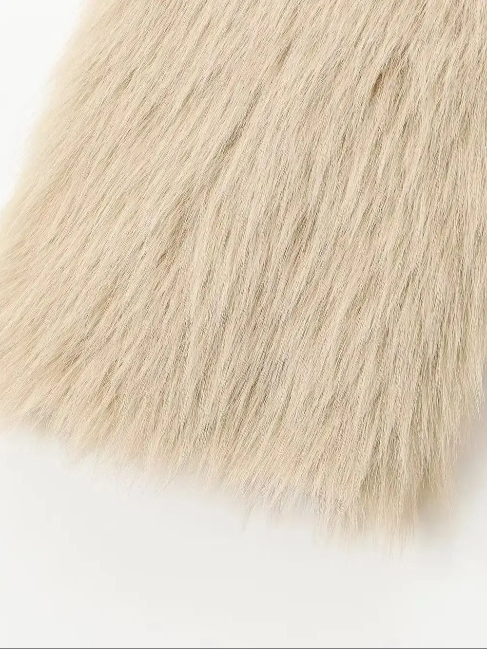 2025 Winter Women's Elegant Long Sleeve Double-sided Faux Fur Jackets Lady Vintage Thick Warm Suede Pocket Loose Coats Outerwear