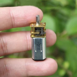 Micro N30 Gear Motor DC 3V 5V 6V 31RPM Slow Speed Mini 12mm Full Metal Gearbox Gear Reduction Motor DIY Robot Smart Car Toy Lock