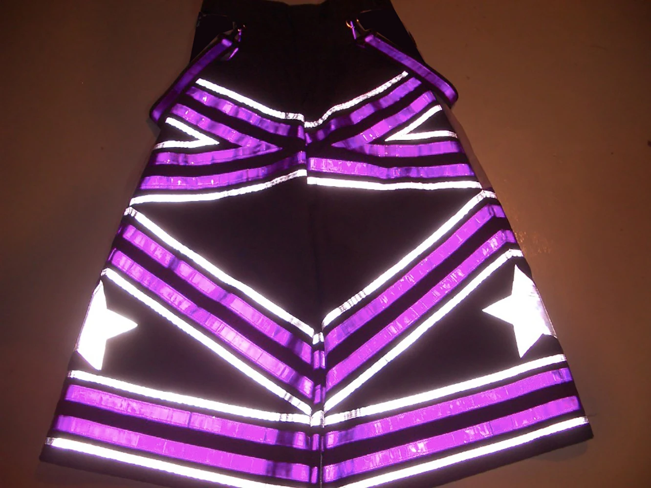 PHATTPANT Phat Celana Shuffle Tari Lebih Keras Gaya Melbourne Shuffle Goyang Gaya Keras Gelombang Panas Rave Gelombang Rave Gear Garis C121