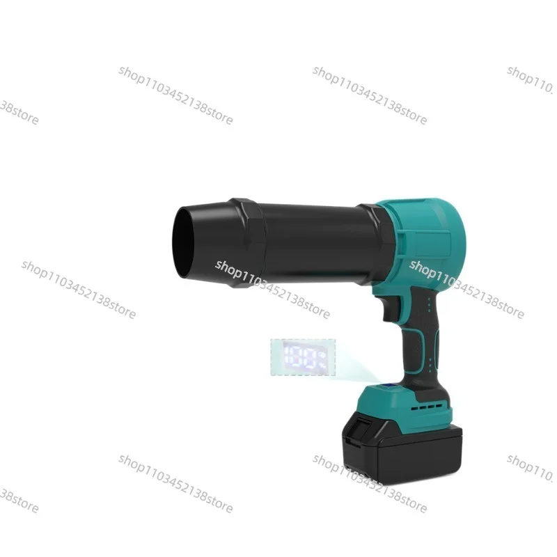 

Electric Hair Dryer Violent Turbo Fan Mini Outdoor Lithium Battery Handheld Fan 130000 High Speed Dust Explosion Fan