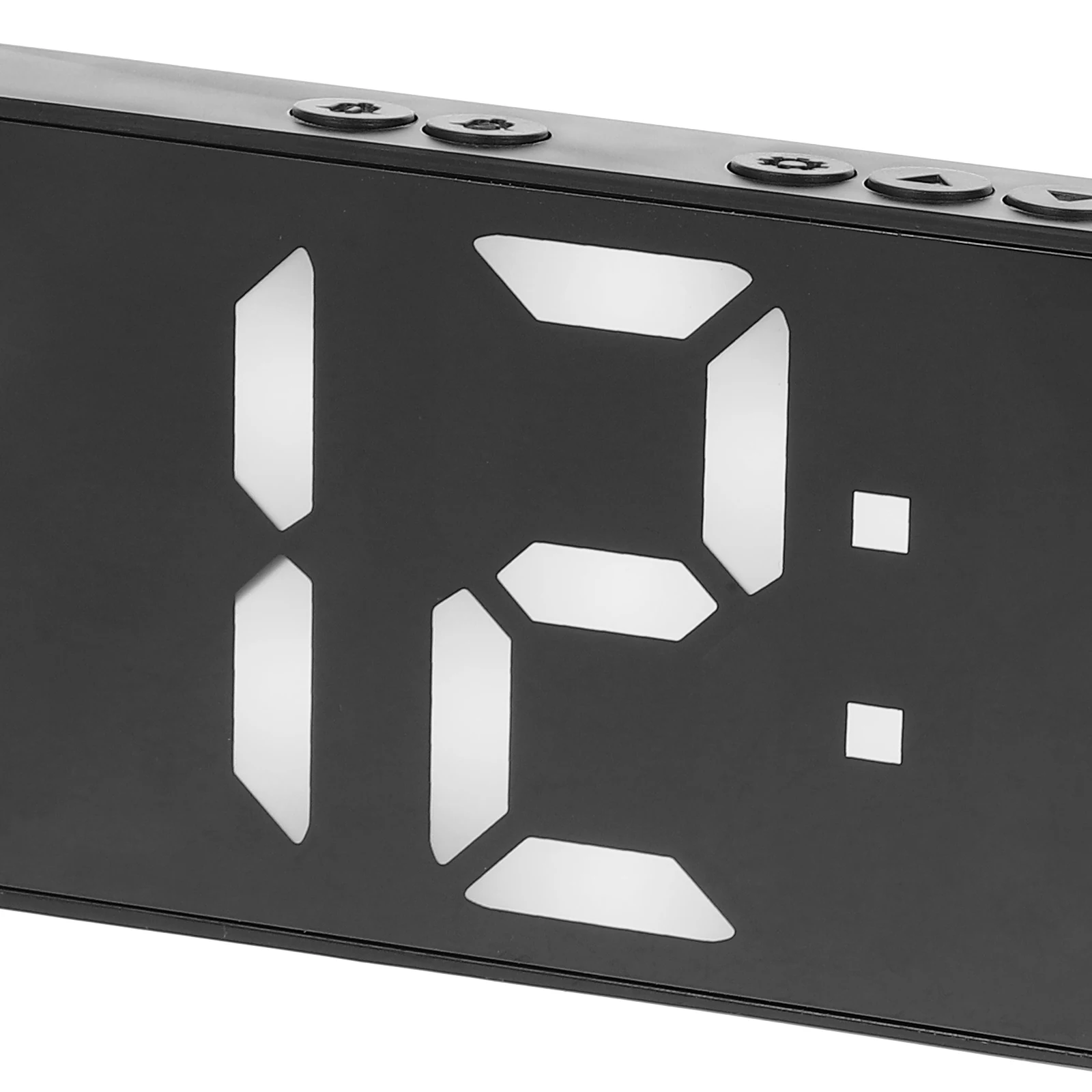 

Fashionable Digital Alarm Clock Electronic Mirror Clock Strong Wear Resistance Portable Compact Design Bedroom Desktop