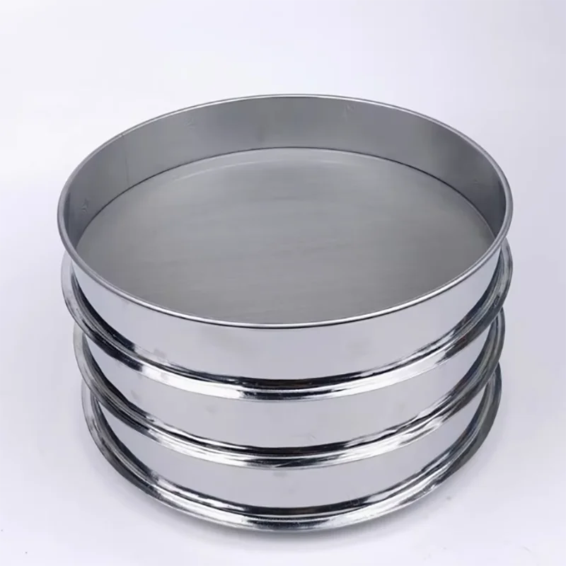 30cm Stainless steel mesh sieve sample sieve flour baking pharmacopoeia sieve laboratory inspection standard sieve