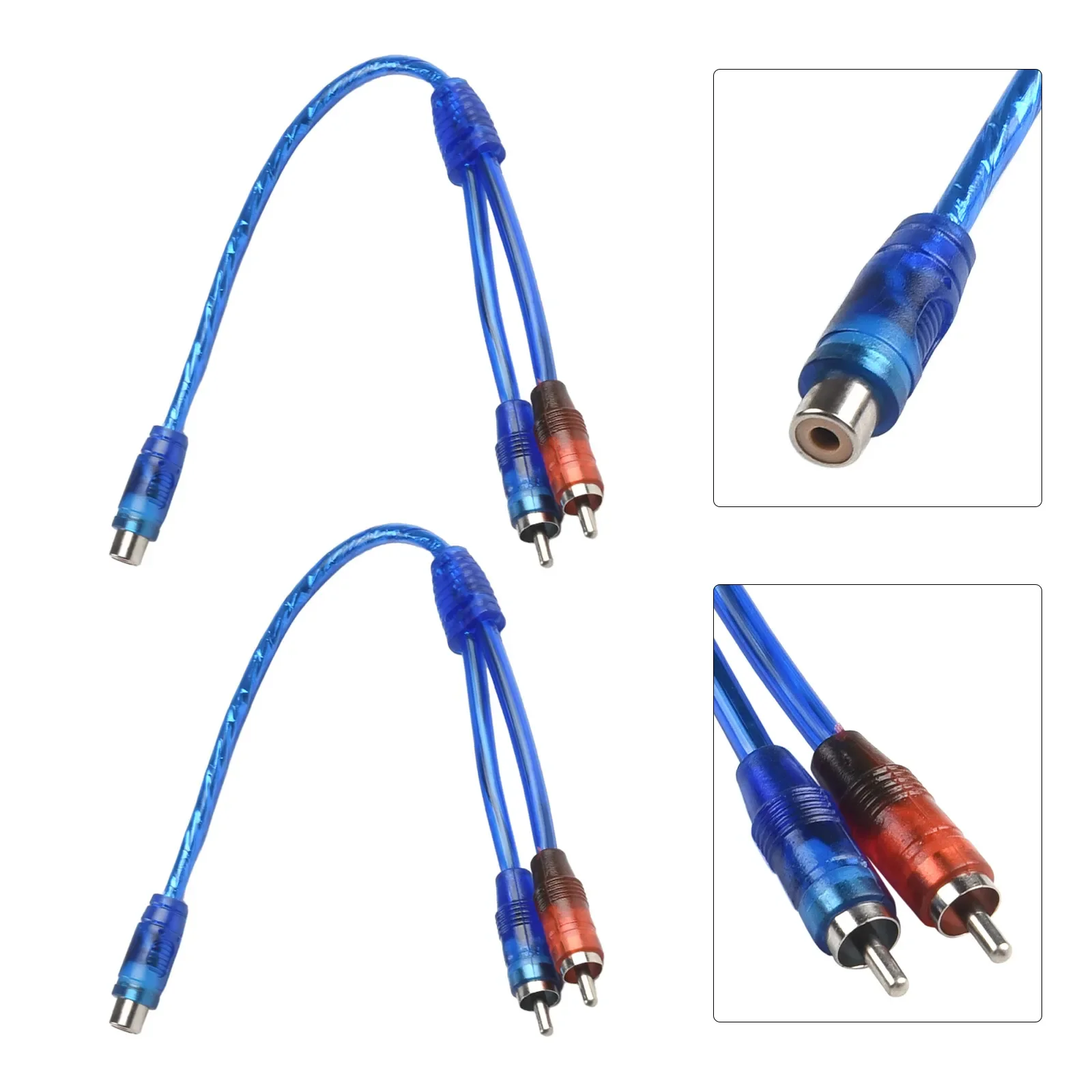 2Pc For RCA Audio Cable 