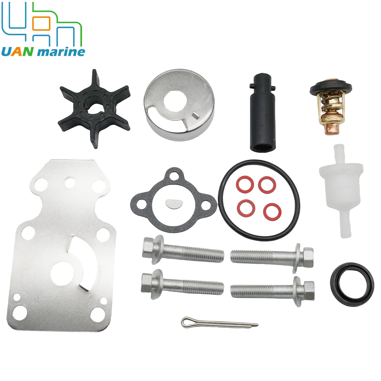 For Yamaha 100 Hour & 300 Hour Service Maintenance Kit FT8D FT8G FT9.9G FT9.9J Outboard Boat Motor with Thermostat