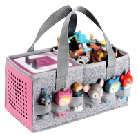Felt Carrying Case Compatible With Toniebox Starter Set And Tonies Figurine For Travel Home Felt Cloth Musical Toy Folding Bag