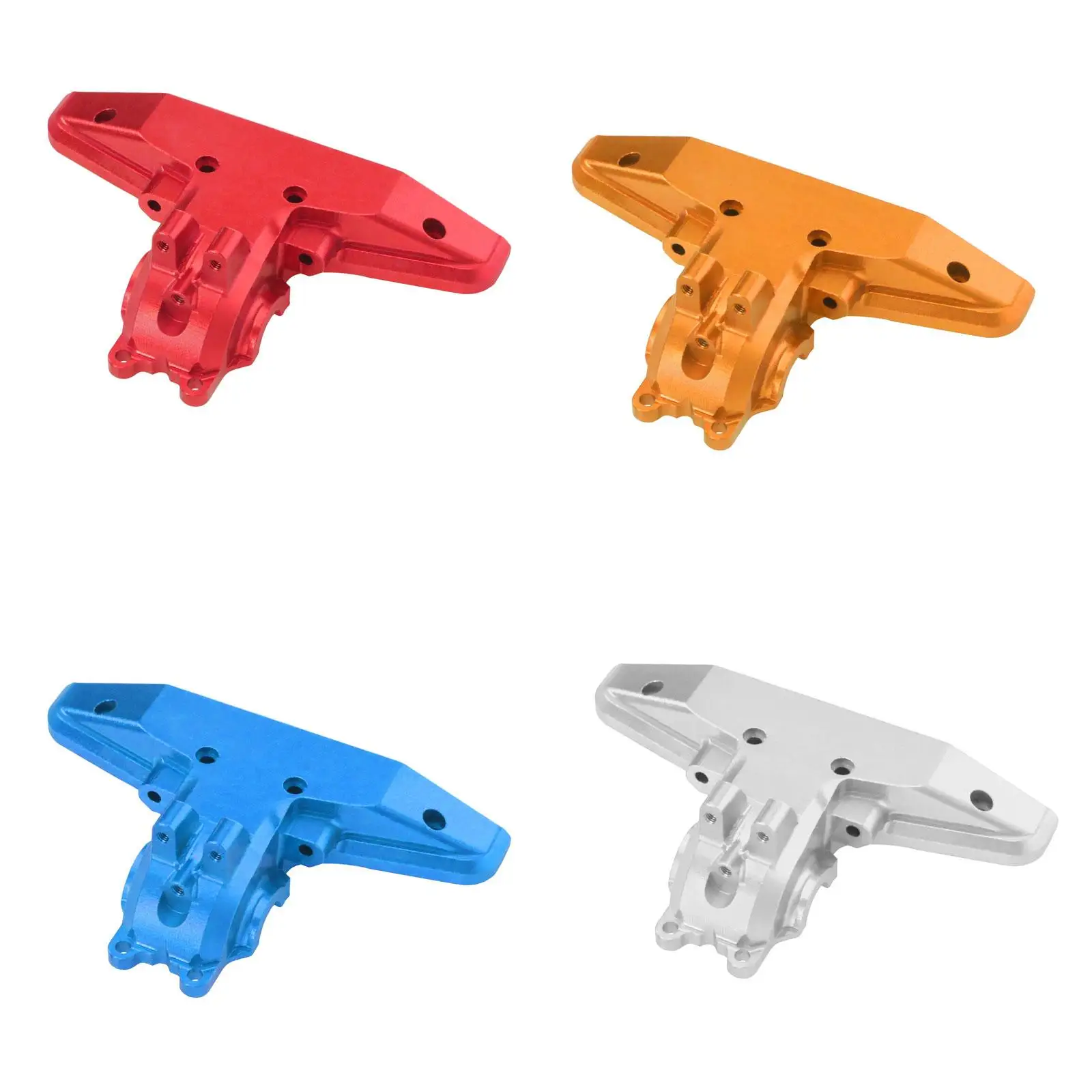 1/16 rc capa da caixa de velocidades traseira do carro, substituir metal traseiro superior diferencial caso capa, peça do carro rc para c8805 1/16 rc carro diy acessório