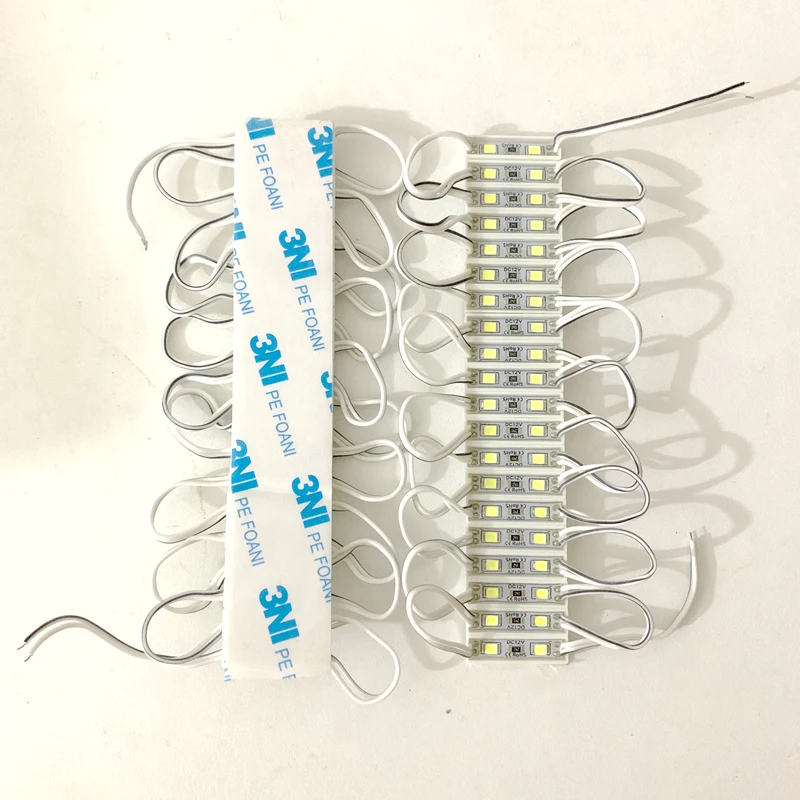 20pcs 26*7mm 2835 2led mini module DC 12V Backlight Waterproof IP65 LED Sign Lighting Red Green Blue Yellow White