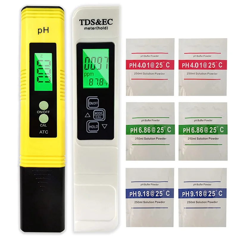 F-3C Pena Deteksi Kualitas Air 4 In 1 TDS PH Meter TDS Penguji Air untuk Air Minum Keran
