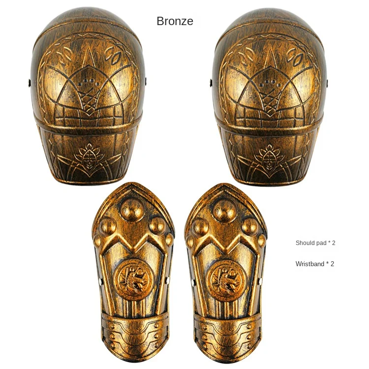 Retro Roman Warrior Armor Set Crianças Desgaste Dragão Escudo Arma Brinquedo Cosplay Para A Dança Desempenho Outdoor Sports Toy Presente