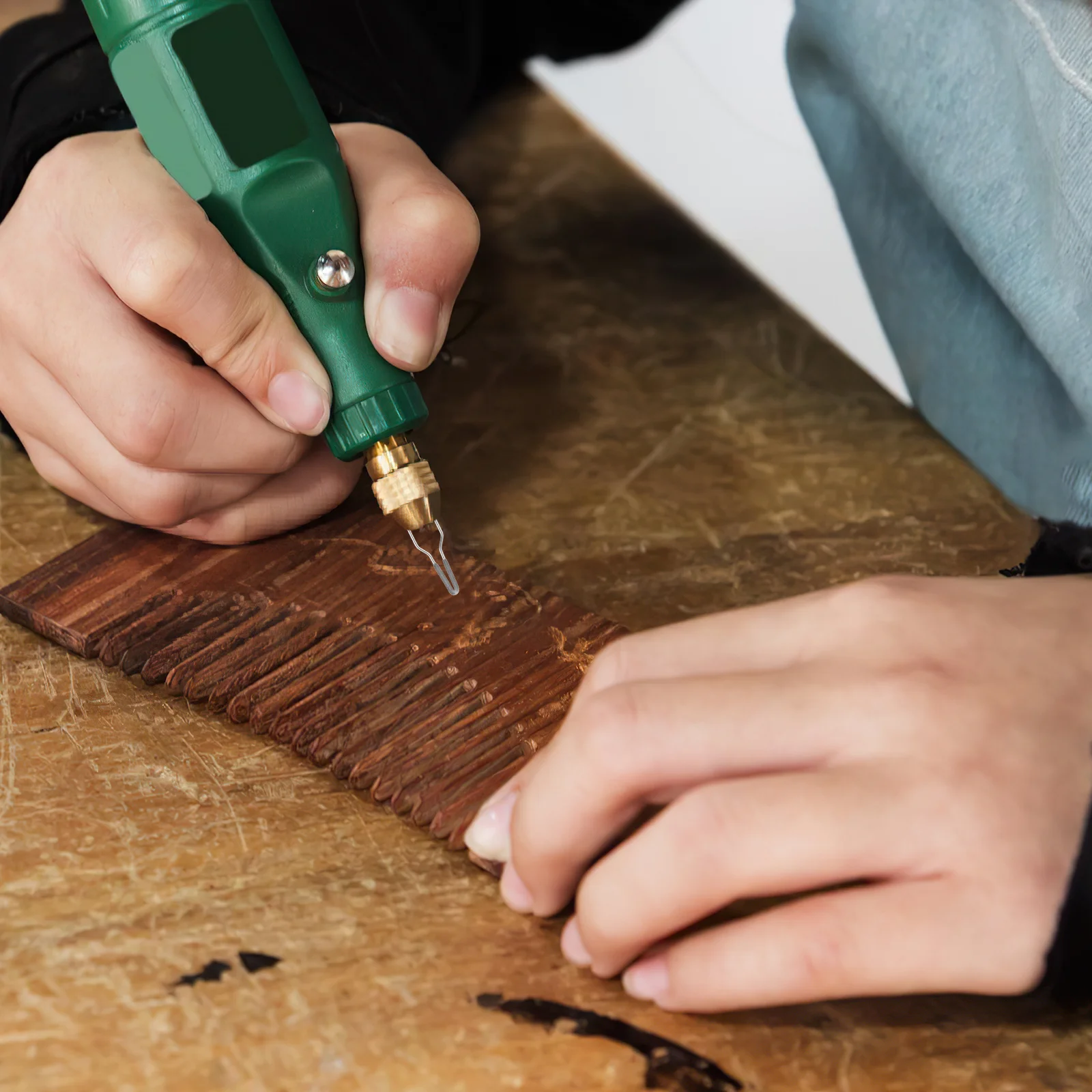 

1 Set Wood Burning Machine Tips 18-23Mm Adjustable Temperature Replacement Pyrography Pen Nibs For Craft Projects Wood Burner