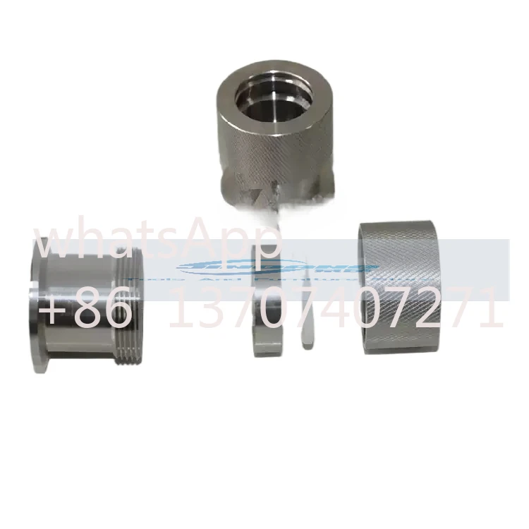 Stainless Steel Quartz Pipe Joint KF16 KF25 Flange Connection Quartz Pipe Joint