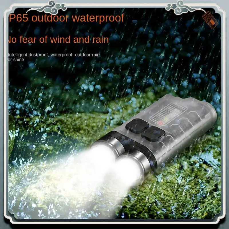 Durable Mini Torch Flashlight USB Rechargeable Flashlight,Small Pocket Flashlight Outdoor Waterproof Light