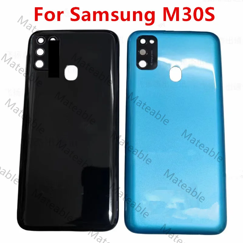 M30S Housing For Samsung Galaxy M30S M307 Battery Back Cover Repair Replace Door Rear Case + Camera Lens