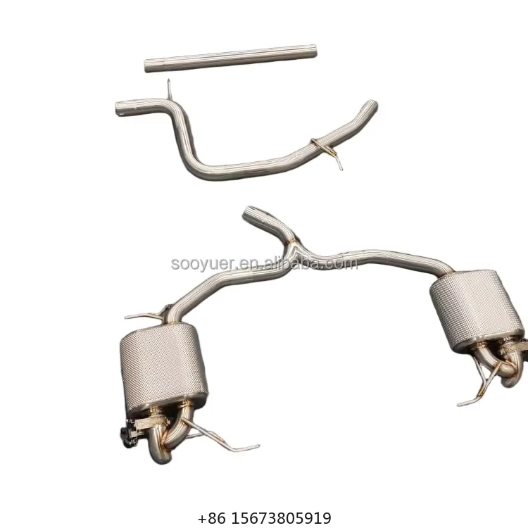

Exhaust for / CC 2.0T Stainless Muffler Valved Catback ExhaustCustomed