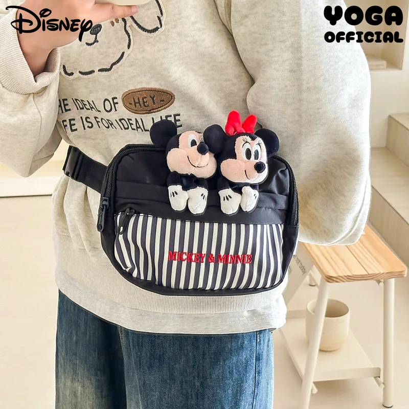 Disney Nieuwe Dames Handheld Crossbody Tas Mode Hoge Kwaliteit Student Boodschappentas Cartoon Veelzijdige Dames Mobiele Opbergtas