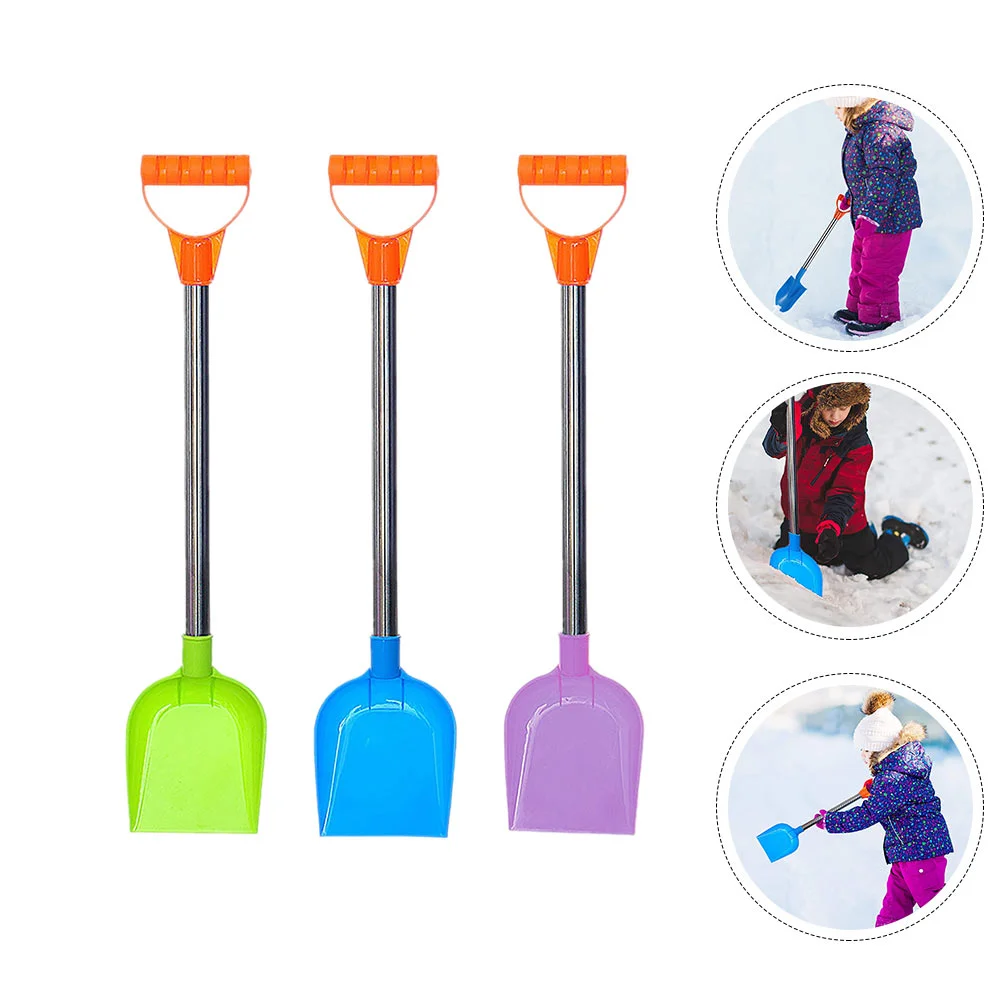 3 Pcs Summer Children's Snow Toddler Outdoor Playset Trowel Stainless Steel Versatile