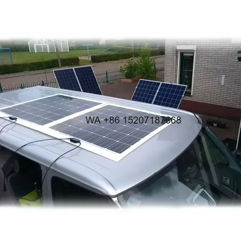 Wmwmnu for Hot Sale 36W 85W 100W 200W Lightweight Flexible Solar Panel Waterproof IP68 for Outdoor