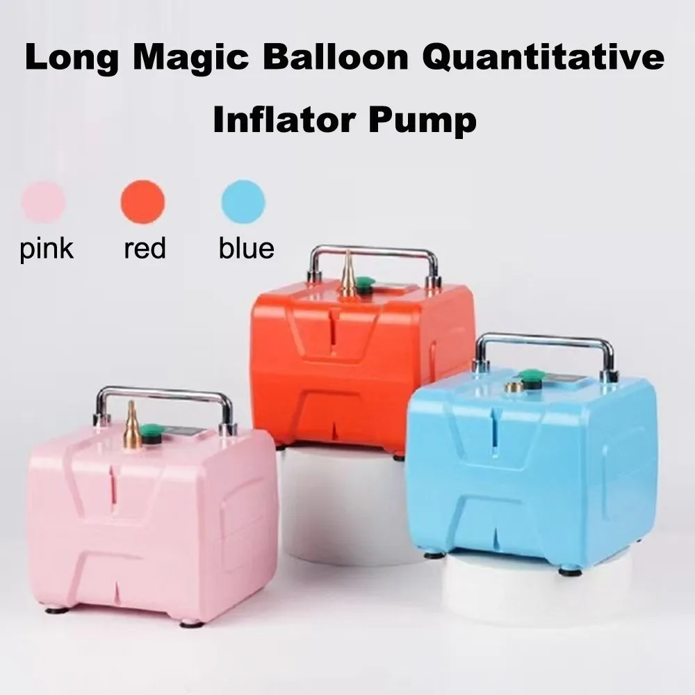 

120W Lithium Battery Portable 5-inch Double Set Long Magic Balloon Quantitative Inflator Outdoor Pump
