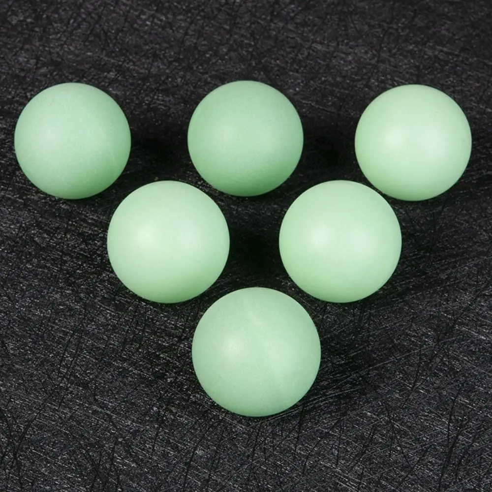 10 Stück neues Material leuchtende Tischtennis ball abs langlebige Pingpong weiße Bälle Indoor Outdoor Wettbewerbe hohe Elastizität Bälle