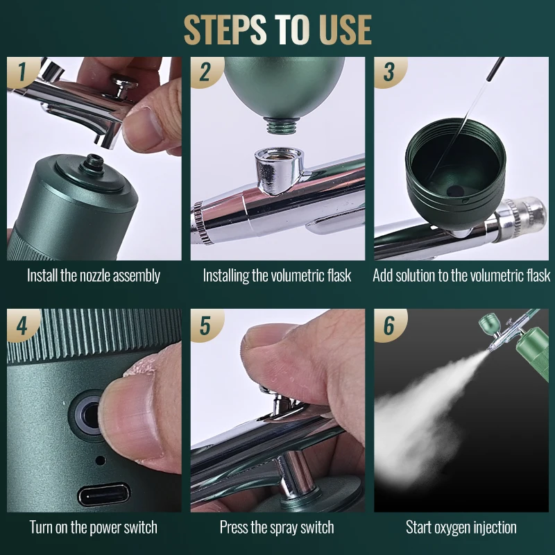 

Advanced Nano Spray Skin Care Tool – Hydrates & Sets Makeup with Oxygen Mist, Perfect for Daily Use & Travel Beauty Essentials