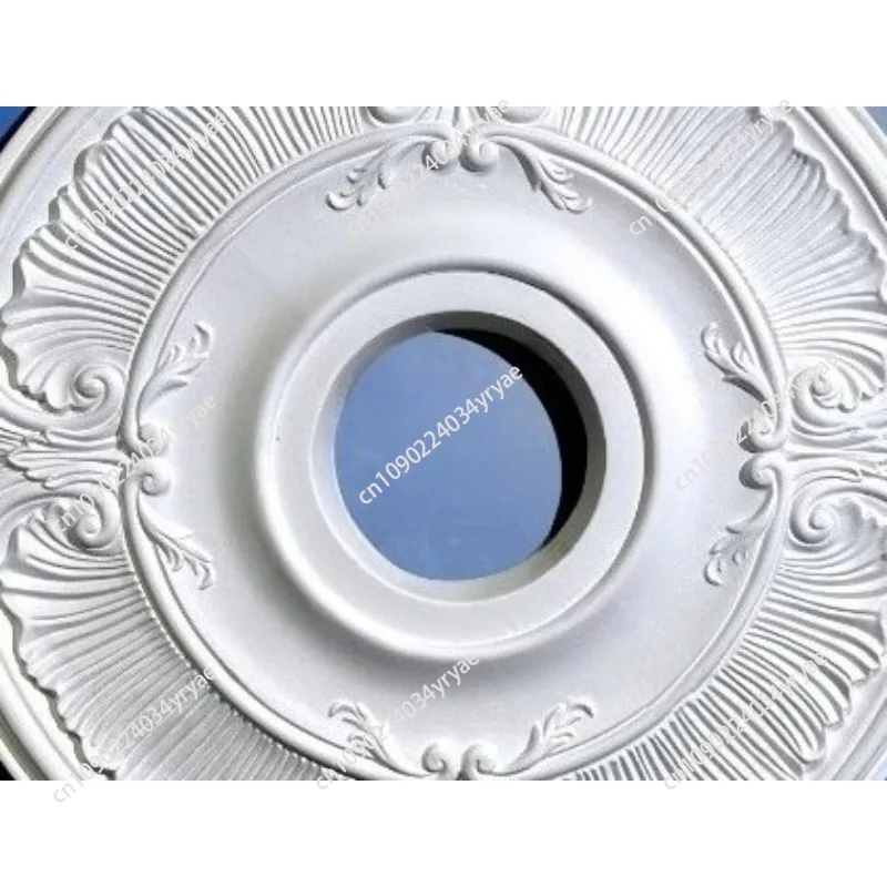 Chandelier Ceiling Plate Rosette PU Decorative Ceiling Rose Pendant Light Base Lamp Decorative Panel Wall Moulding