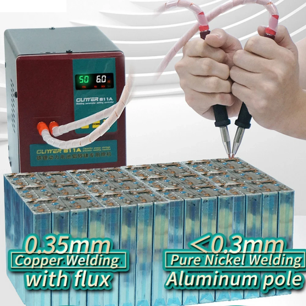 Imagem -02 - Glitter-spot Welding Pen Adequado para 75a Split Spot Machine Máquina Adequada 801d 811a 801h 25 35 50 Square