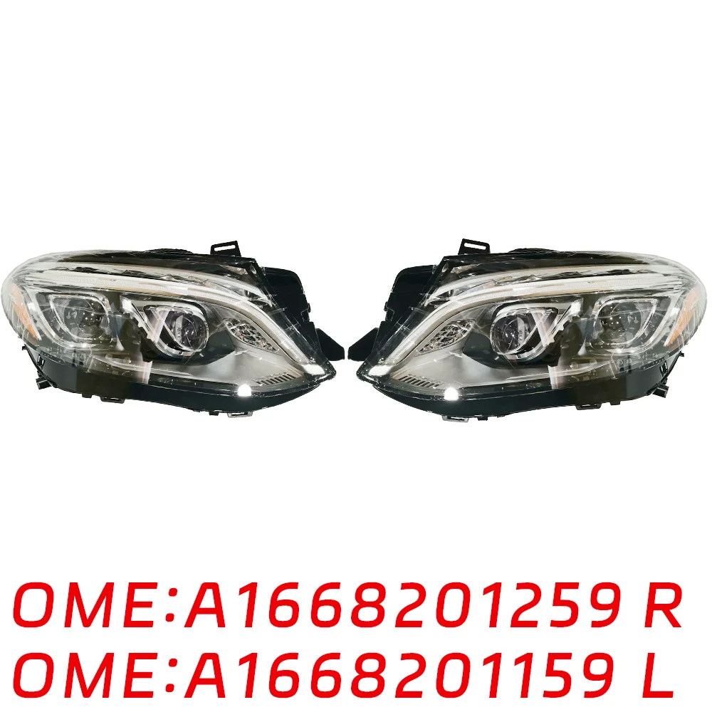 

Передние фары для Mercedes Benz W166 GLE300 GLE500, A1669068203 A1668201259 A1669068103 A1668201159, автозапчасти