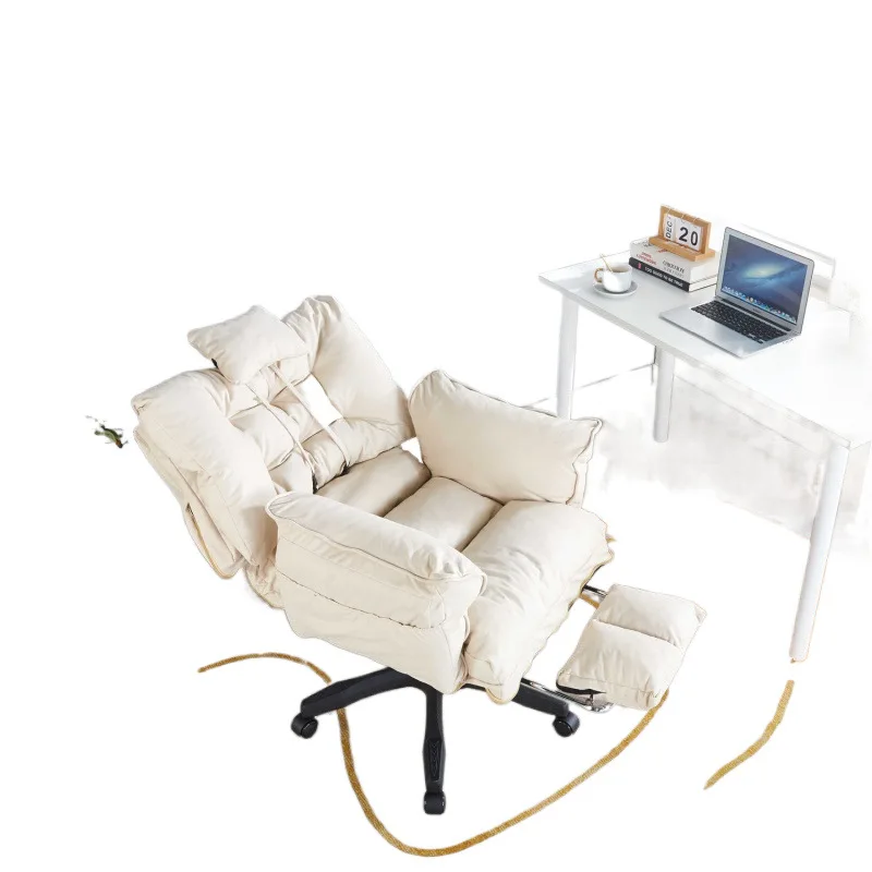 Sedia pigra, computer, reclinabile, pisolino, casa, divano, comoda e sedentaria